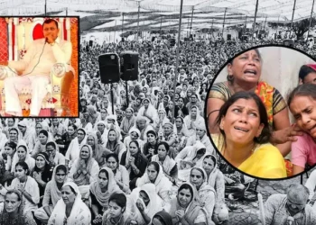 बाबाच्या पायाखालील धूळ घेण्यासाठी धाव अन् काही क्षणात मृतदेहांचा खच; हाथरसमध्ये 121 बळी! 