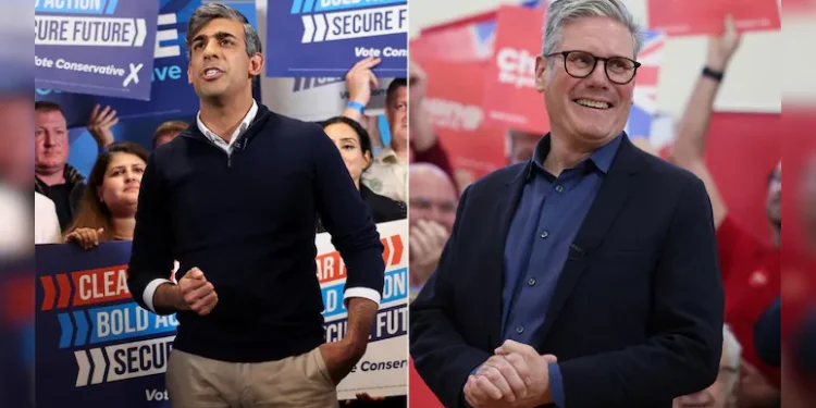 ब्रिटनमध्ये ‘अब की बार 400 पार’; ऋषी सुनक यांचा पराभव, लेबर पार्टीचा ऐतिहासिक विजय